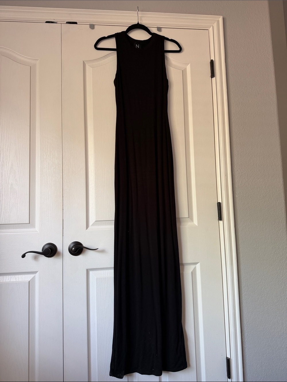 Sleeveless Black Maxi Dress - Brand:
